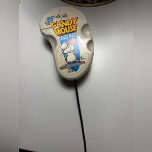 Very hard to find 1990s Candy Mouse Tarts Vintage Candy Dispenser - White